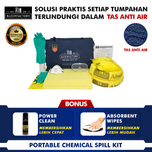 KLEENFACTORY PORTABLE CHEMICAL SPILL KIT KF 11-PC35 35 LITER