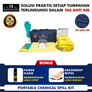 KLEENFACTORY PORTABLE CHEMICAL SPILL KIT KF 11-PC25 25 LITER