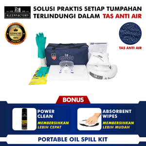 KLEENFACTORY PORTABLE OIL SPILL KIT KF 11-PO25 25 LITER