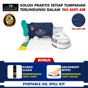 KLEENFACTORY PORTABLE OIL SPILL KIT KF 11-PO35 35 LITER