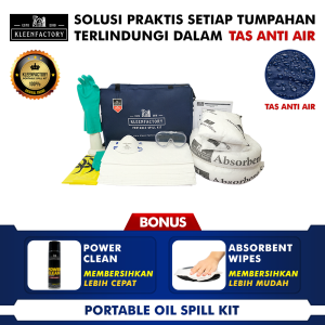 KLEENFACTORY PORTABLE OIL SPILL KIT KF 11-PO45 45 LITER